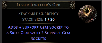 MMOJUGG Path of Exile 2 Lesser Jeweller's Orb * 200 Details View of Item Function and Use
